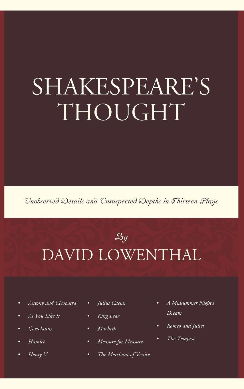 Vorderes Coverbild Shakespeare's Thought