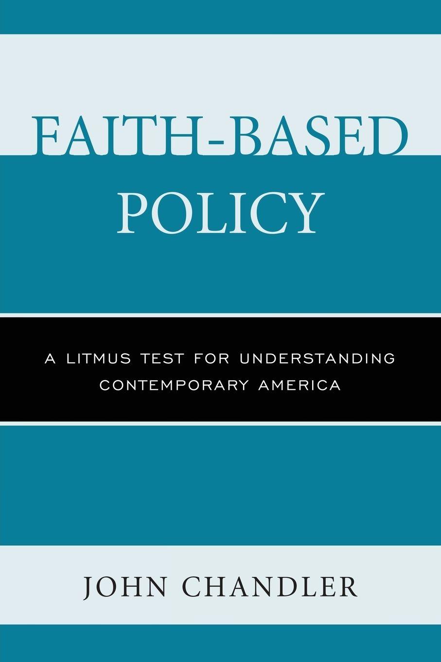 Vorderes Coverbild Faith-Based Policy