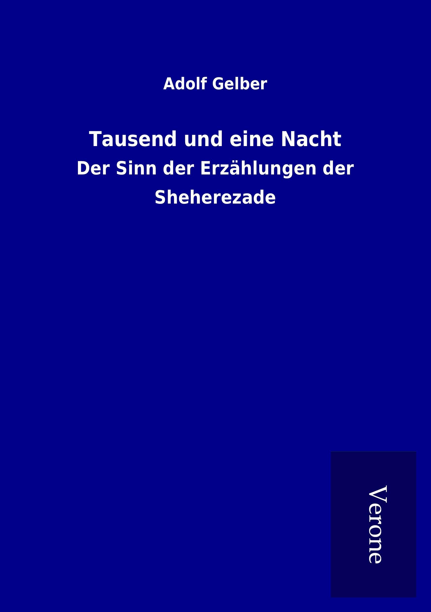 Vorderes Coverbild Tausend und eine Nacht