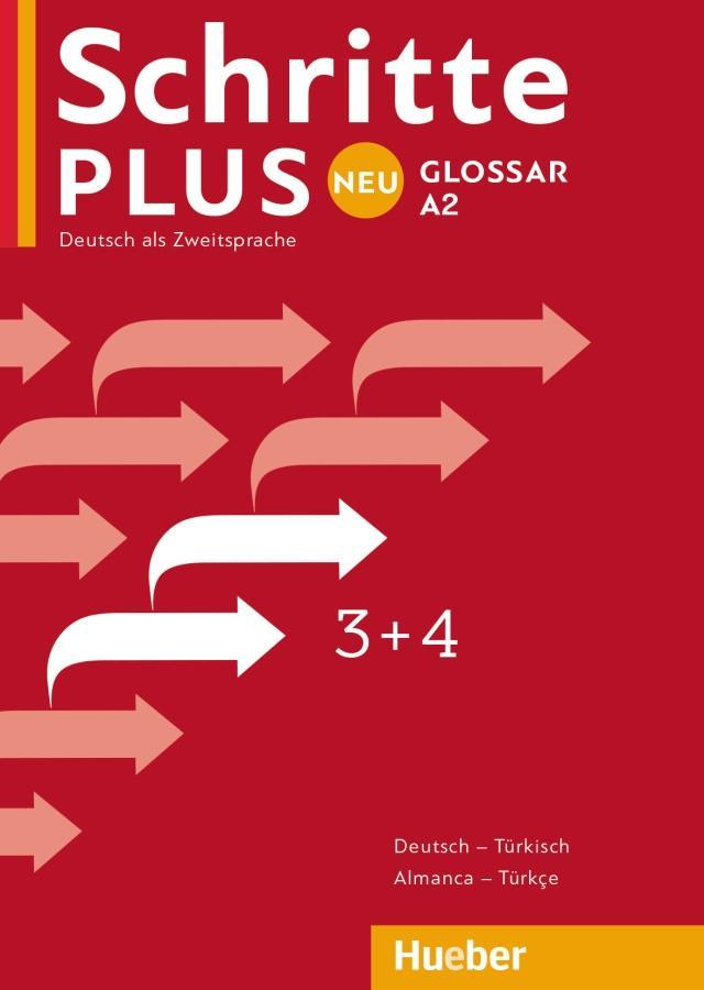 Vorderes Coverbild Schritte plus Neu 3+4 A2 Glossar Deutsch-Türkisch - Küçük Sözlük Almanca-Türkçe