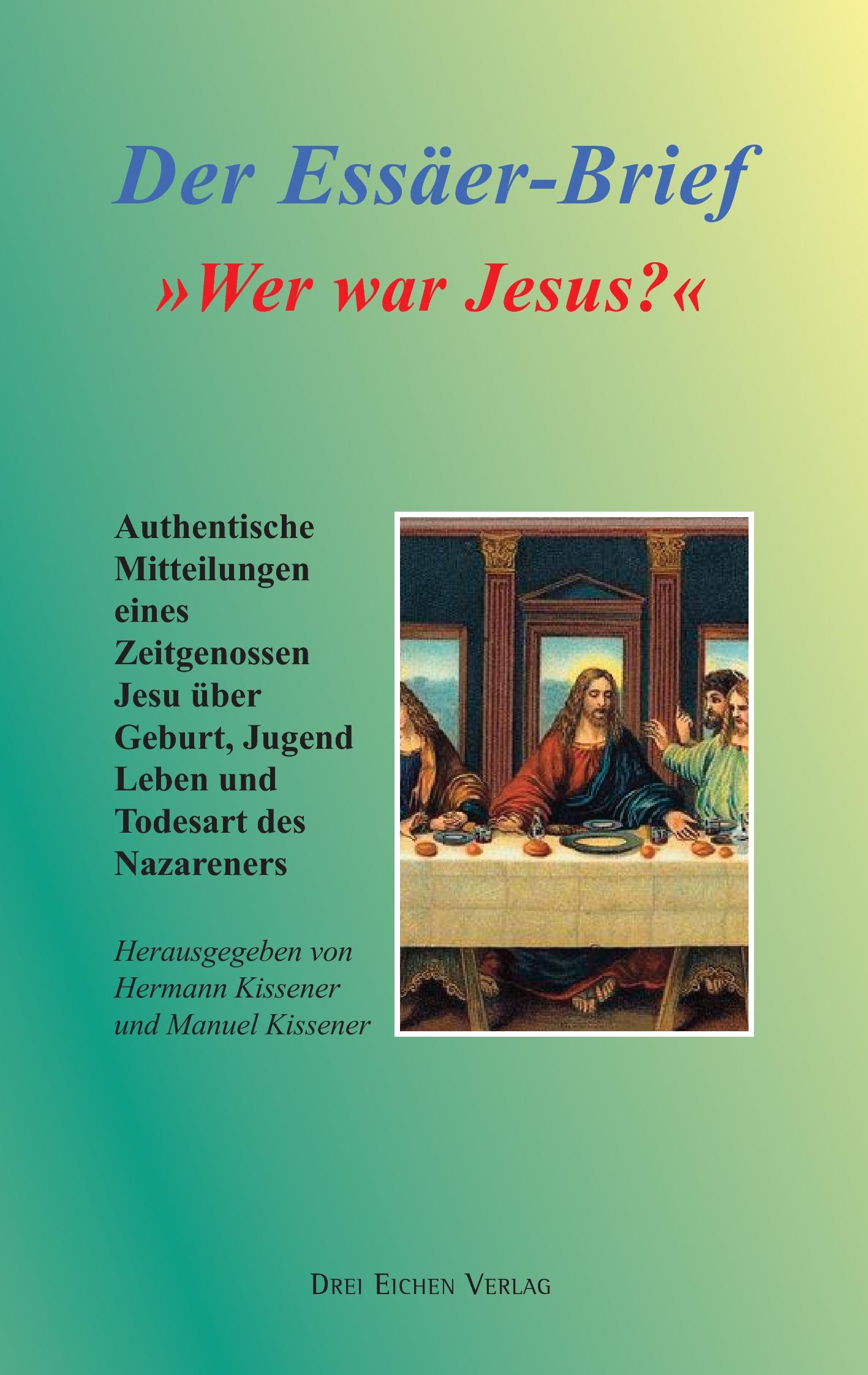 Vorderes Coverbild Der Essäer-Brief