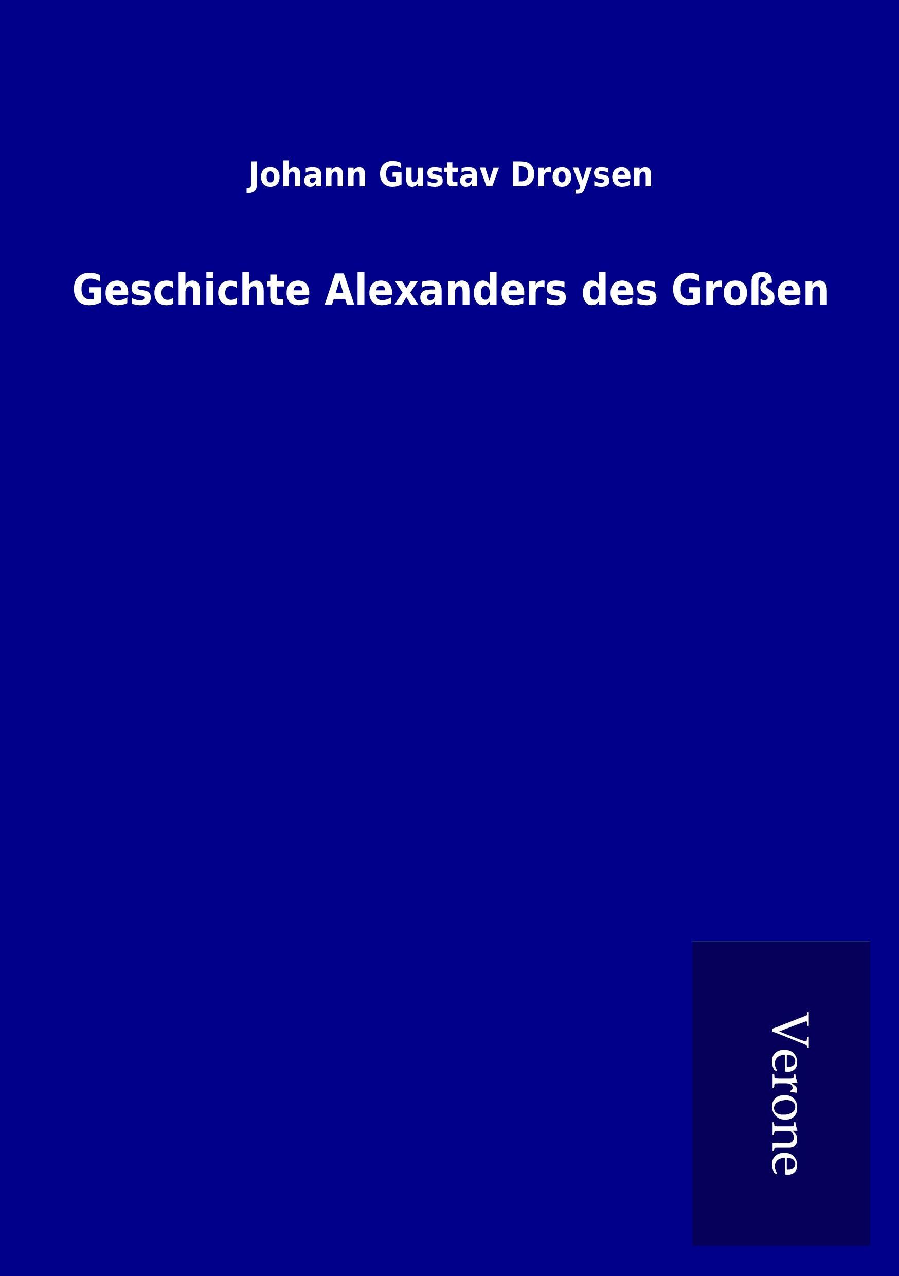 Vorderes Coverbild Geschichte Alexanders des Großen