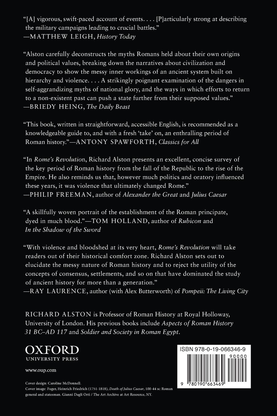 Rückseitencover Rome's Revolution