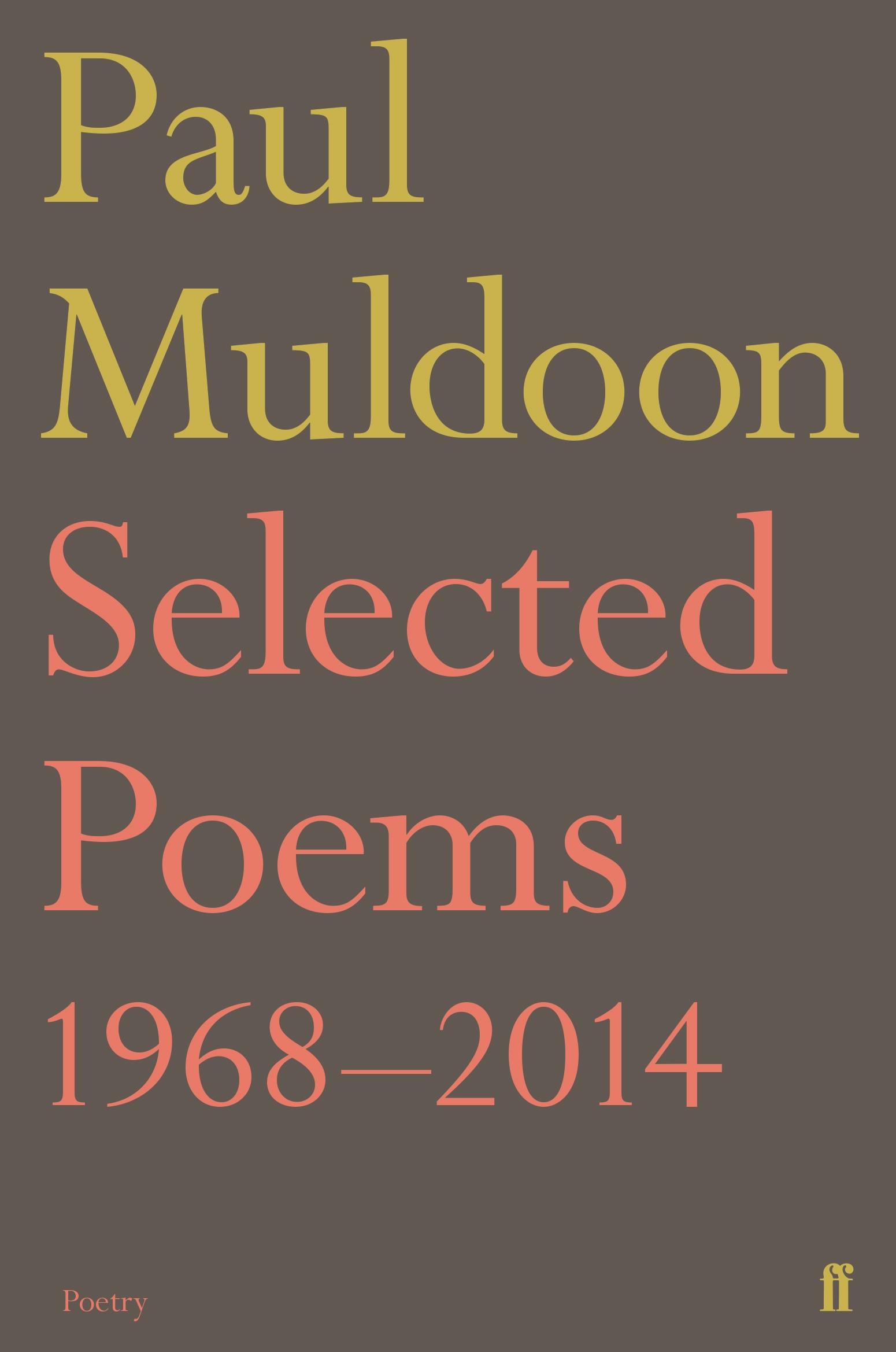 Vorderes Coverbild Selected Poems 1968-2014