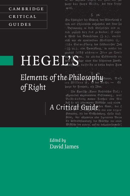 Vorderes Coverbild Hegel's Elements of the Philosophy of Right