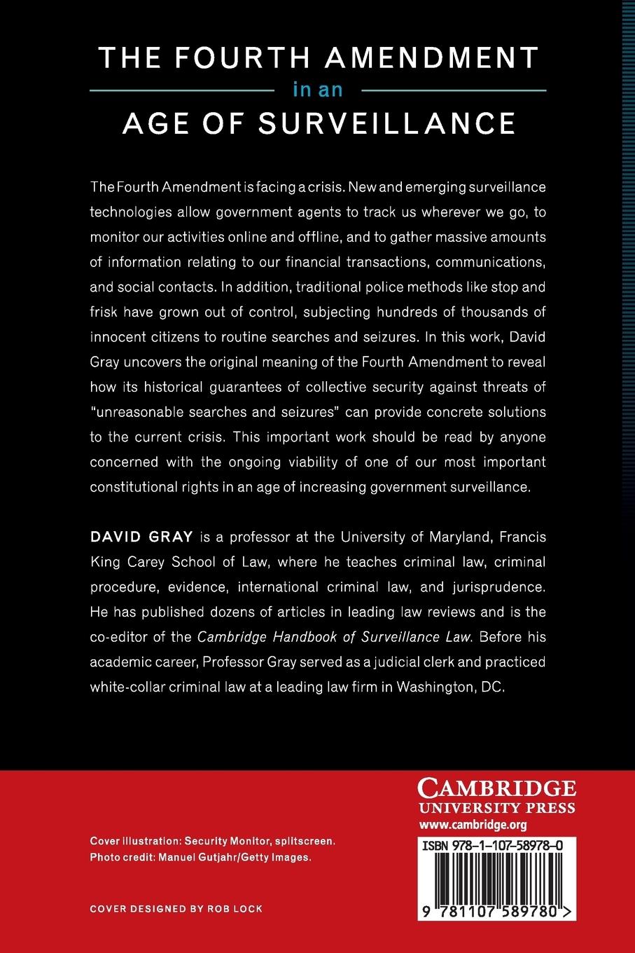 Rückseitencover The Fourth Amendment in an Age of Surveillance