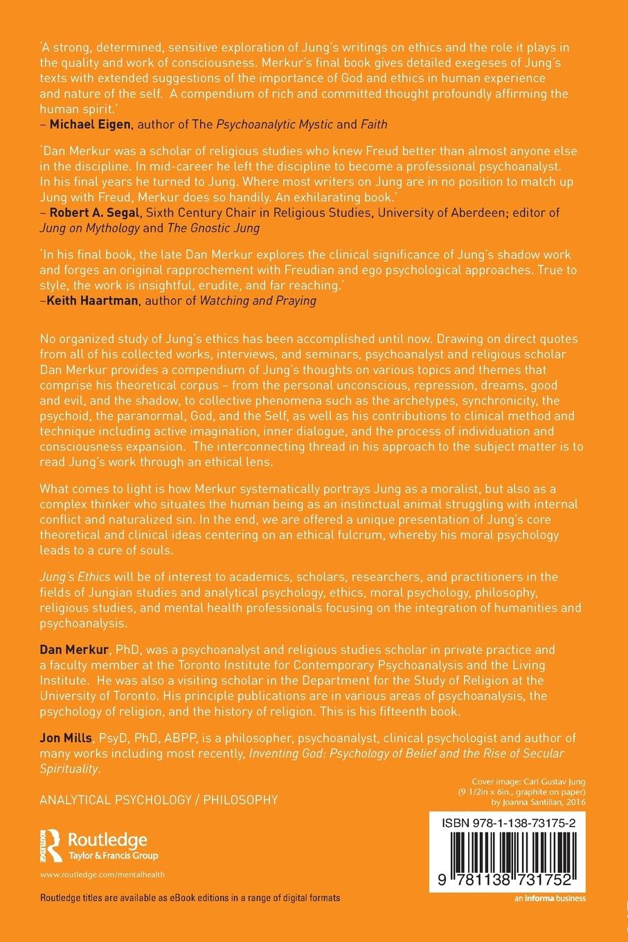Rückseitencover Jung's Ethics