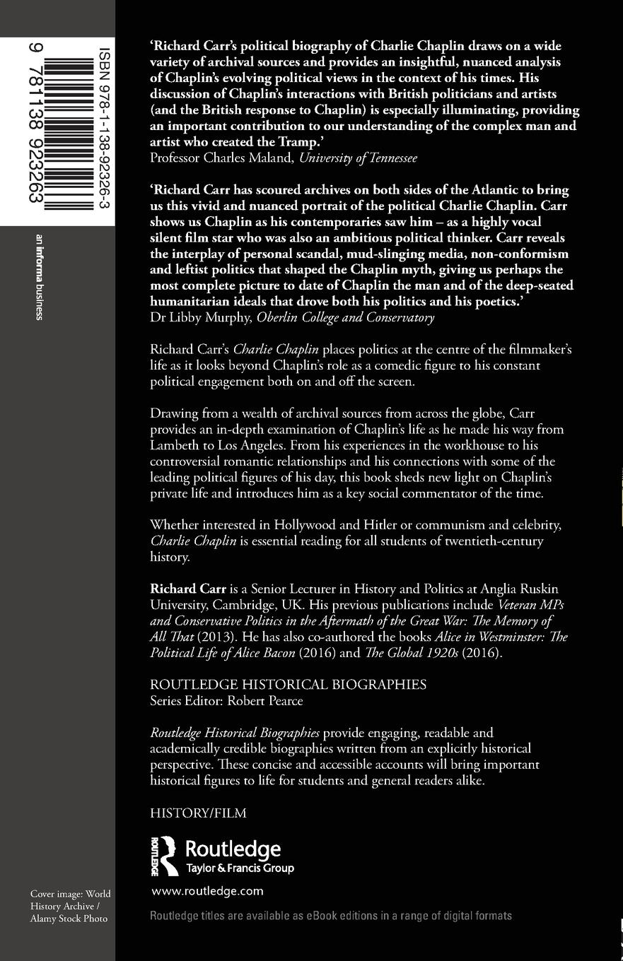 Rückseitencover Charlie Chaplin