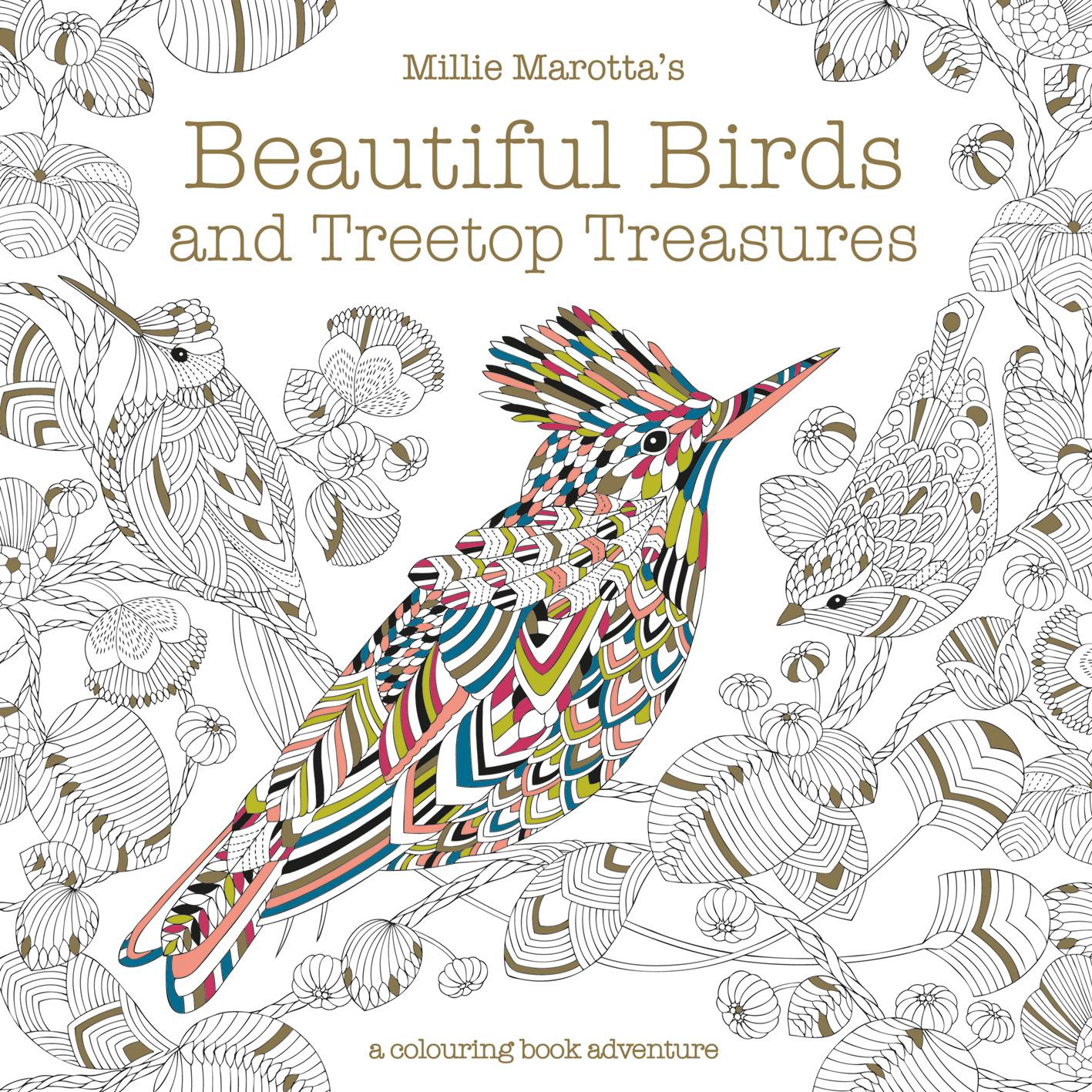 Vorderes Coverbild Millie Marotta's Beautiful Birds and Treetop Treasures