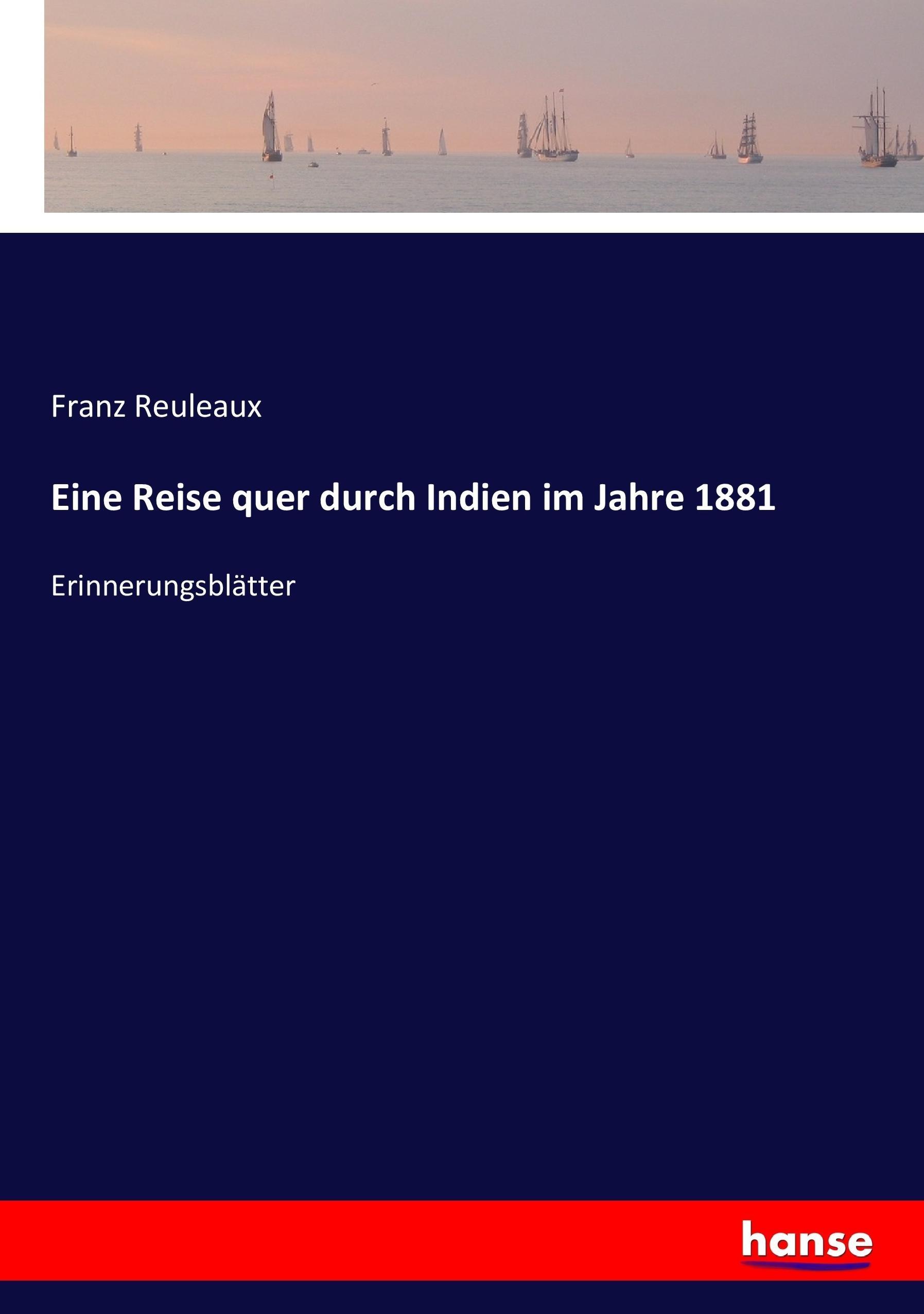 Vorderes Coverbild Eine Reise quer durch Indien im Jahre 1881