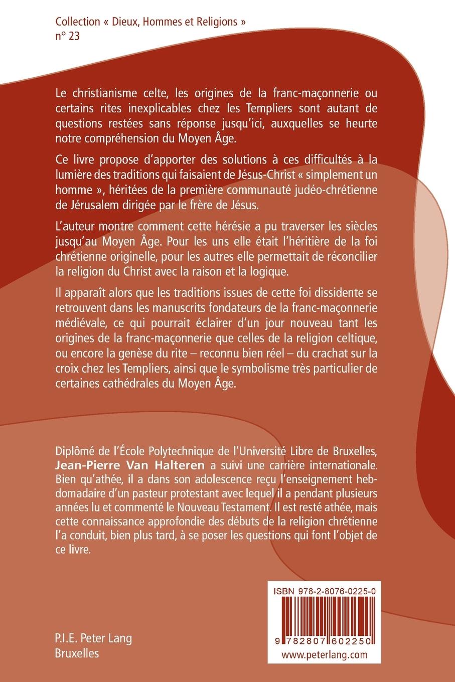 Rückseitencover Ces Chrétiens qui ne croyaient pas en Jésus-Christ