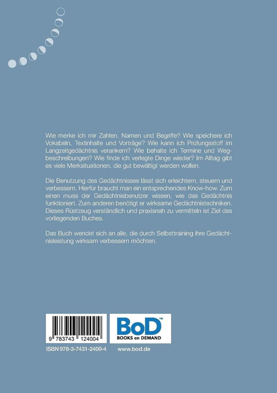 Rückseitencover Mehr behalten, weniger vergessen!