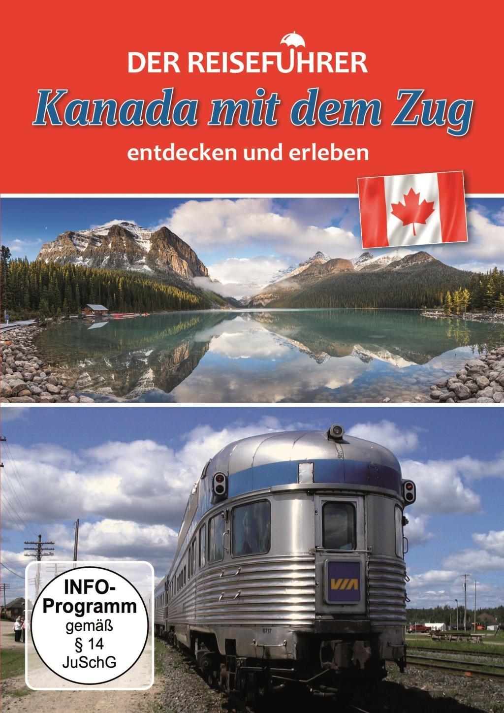 Vorderes Coverbild Kanada Mit Dem Zug-Der Reiseführer