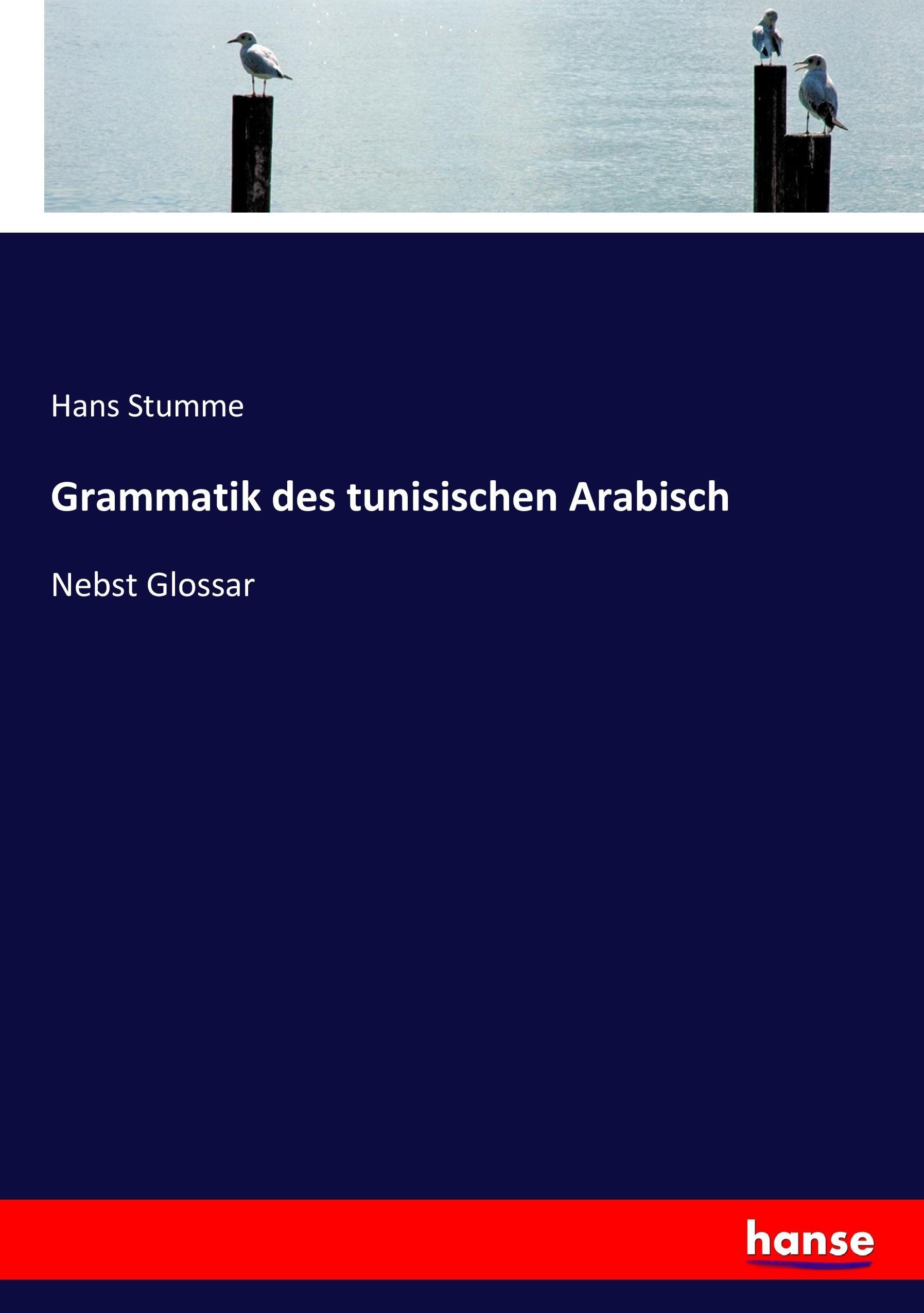 Vorderes Coverbild Grammatik des tunisischen Arabisch