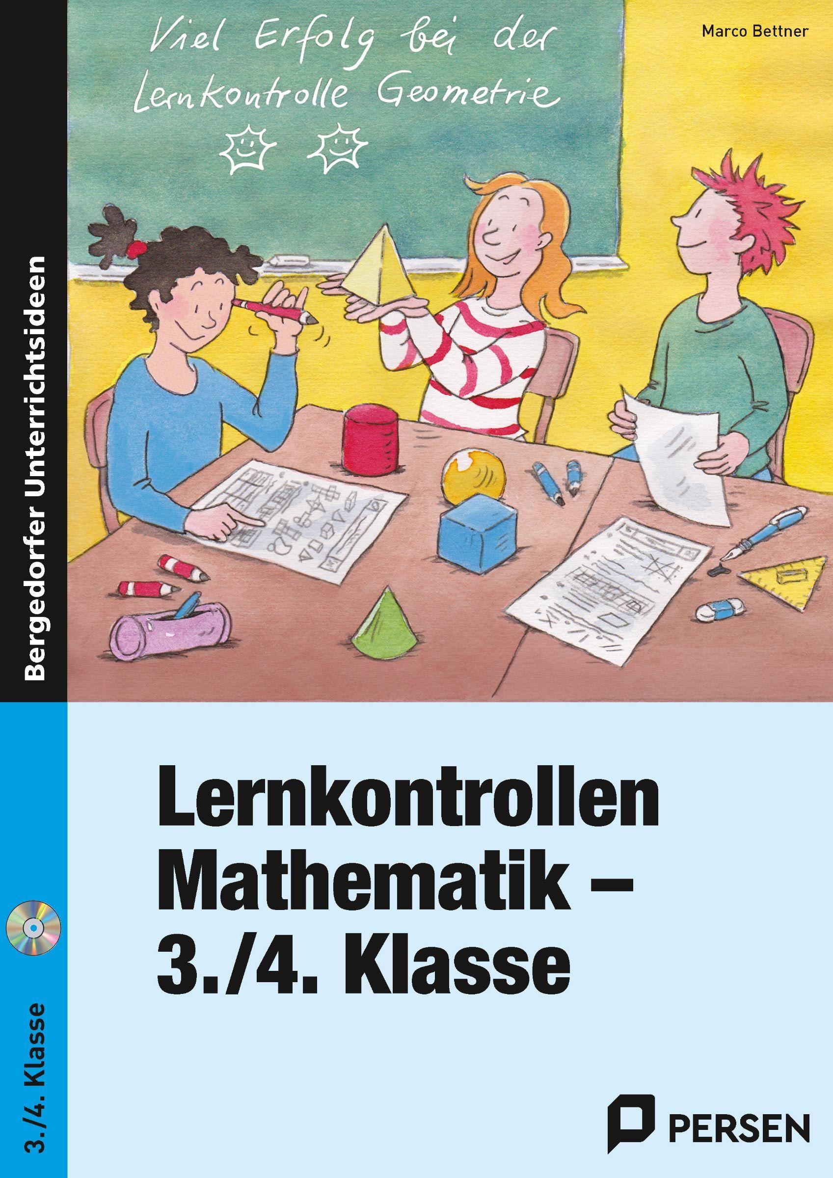 Vorderes Coverbild Lernkontrollen Mathematik - 3./4. Klasse