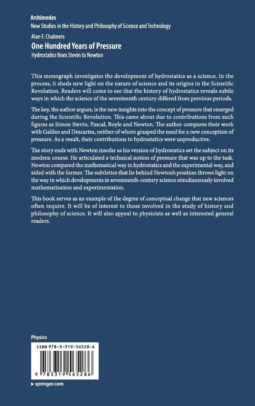 Rückseitencover One Hundred Years of Pressure