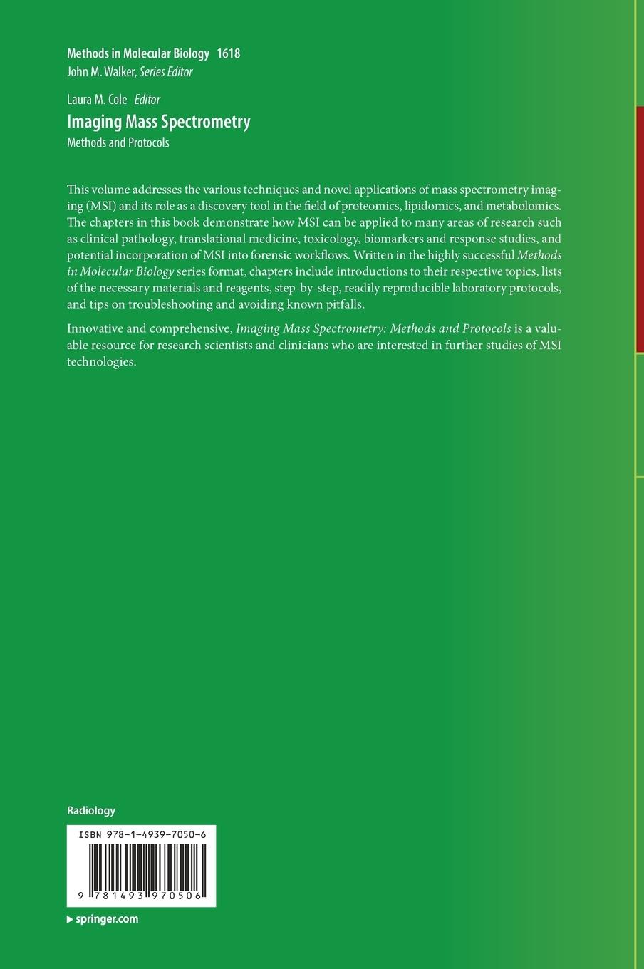 Rückseitencover Imaging Mass Spectrometry