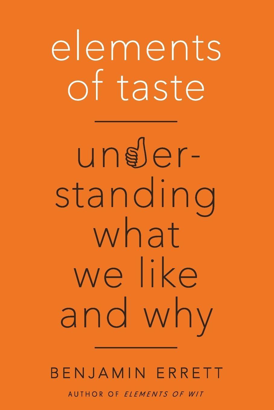 Vorderes Coverbild Elements of Taste