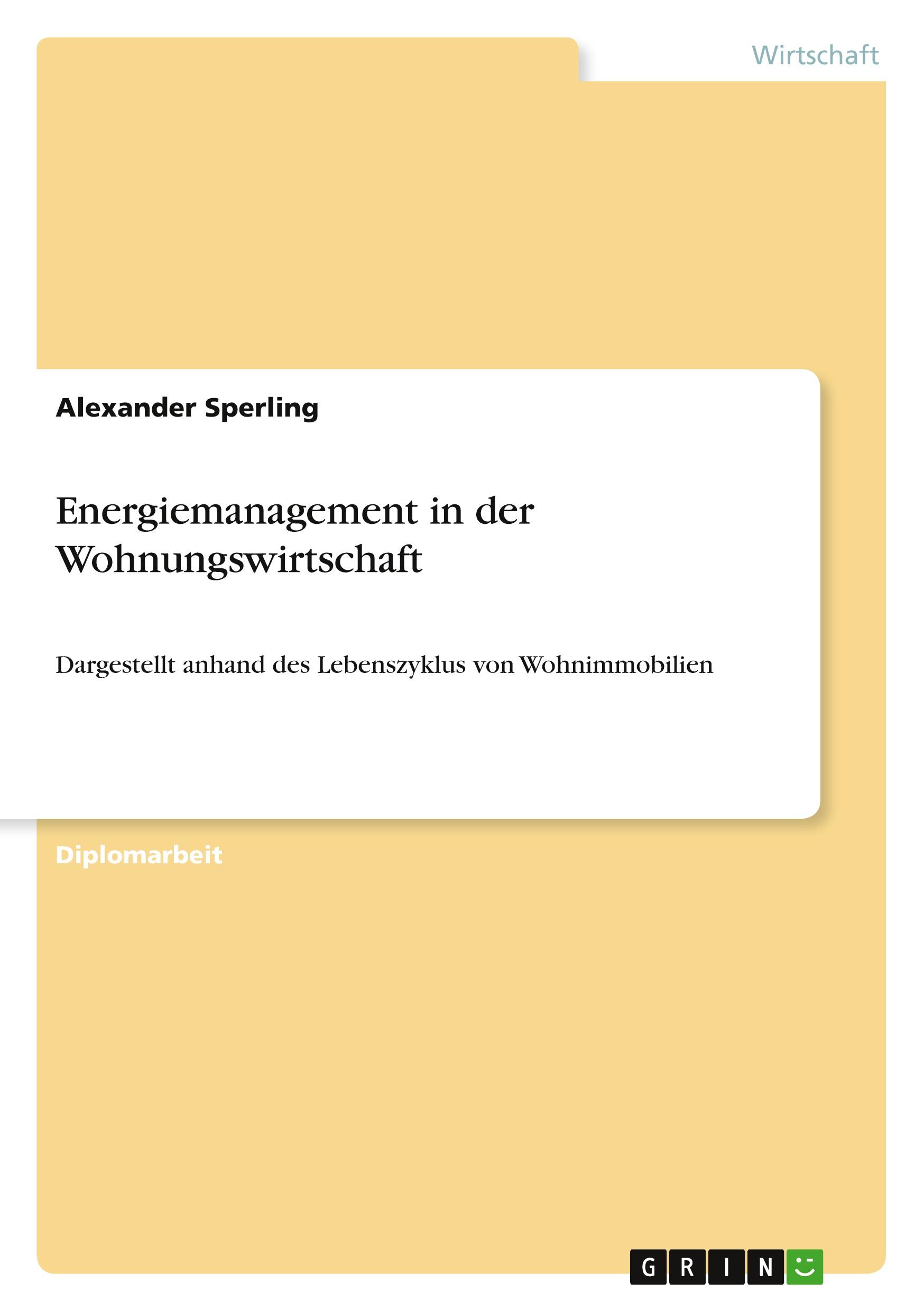Vorderes Coverbild Energiemanagement in der Wohnungswirtschaft