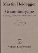 Vorderes Coverbild Gesamtausgabe Abt. 1 Veröffentlichte Schriften Bd. 13. Aus der Erfahrung des Denkens