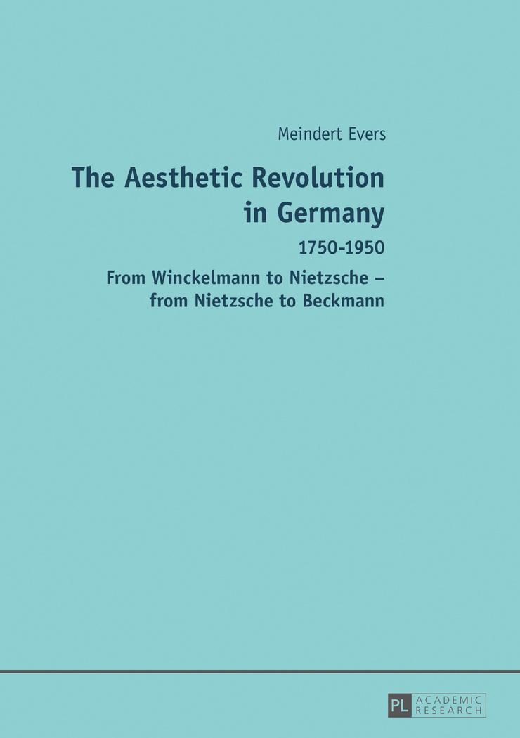 Vorderes Coverbild The Aesthetic Revolution in Germany