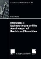Vorderes Coverbild Internationale Rechnungslegung und ihre Auswirkungen auf Handels- und Steuerbilanz
