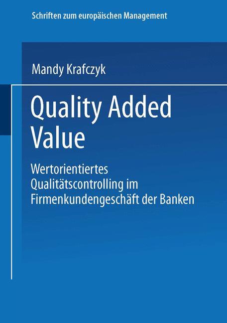 Vorderes Coverbild Quality Added Value