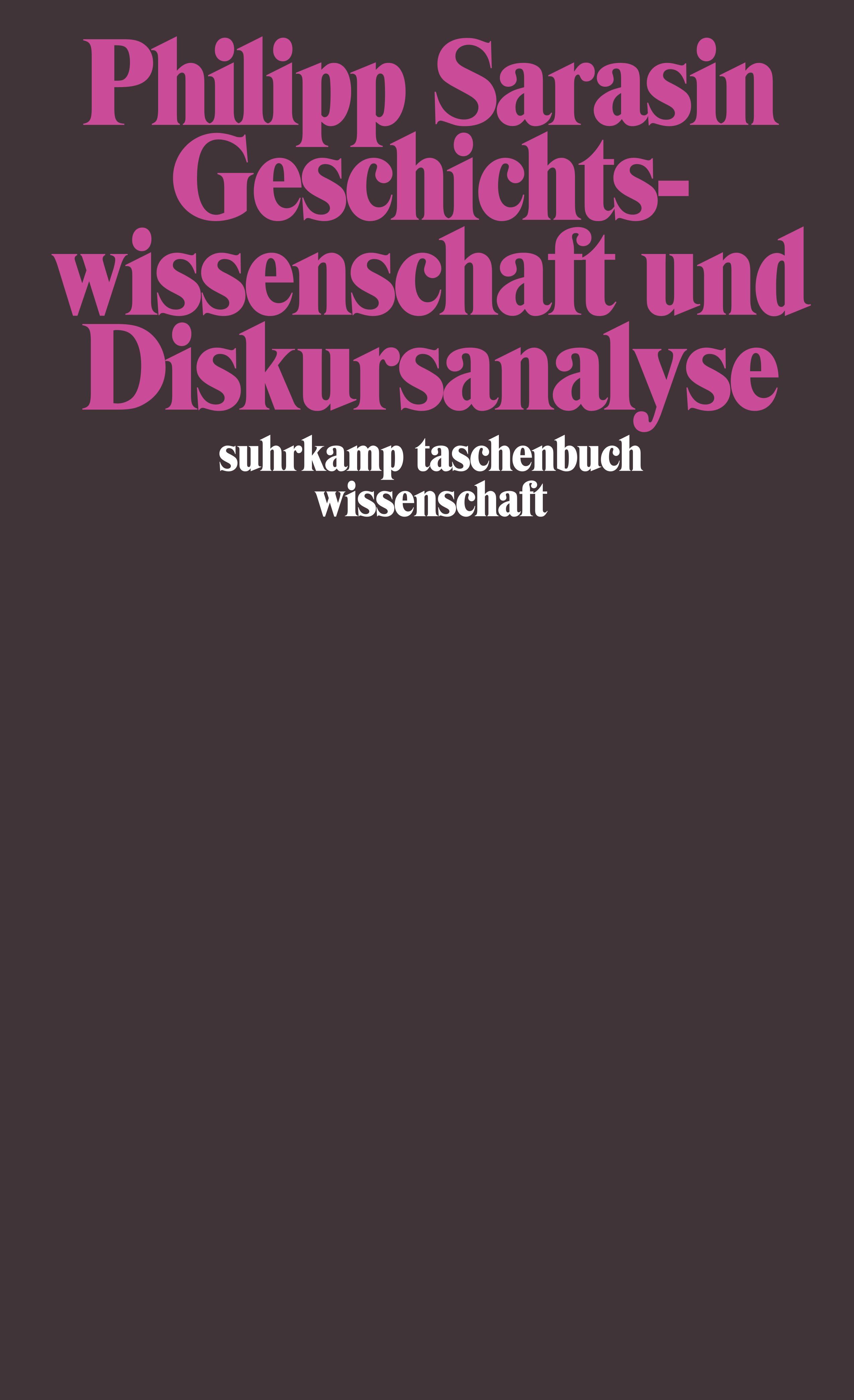 Vorderes Coverbild Geschichtswissenschaft und Diskursanalyse