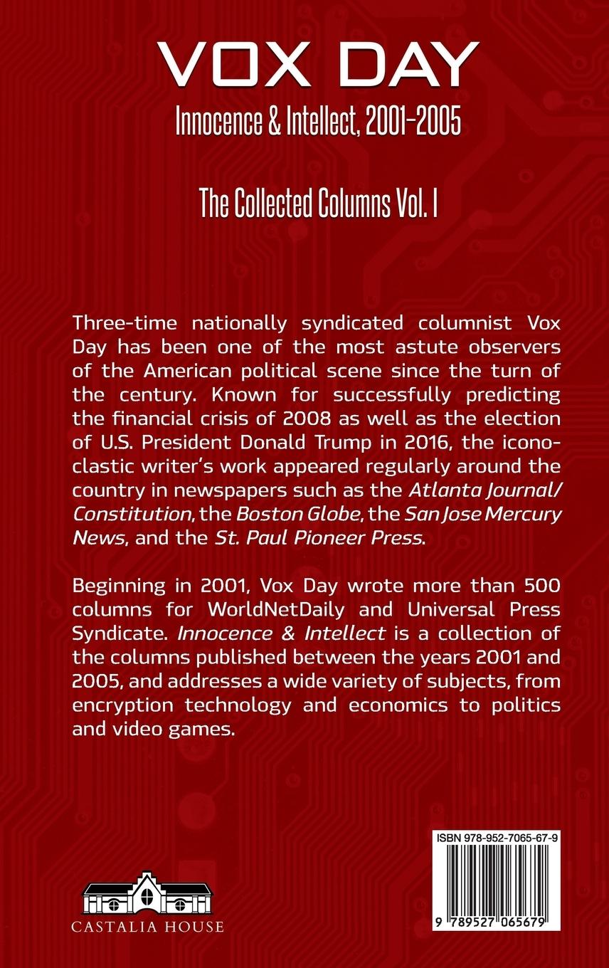 Rückseitencover Innocence & Intellect, 2001-2005