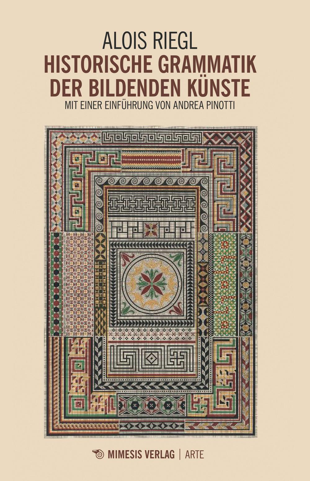 Vorderes Coverbild Historische Grammatik der bildenden Künste