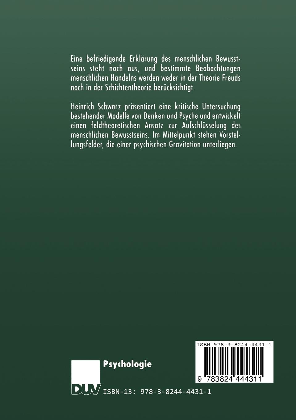 Rückseitencover Das psychische raumzeitliche Kontinuum