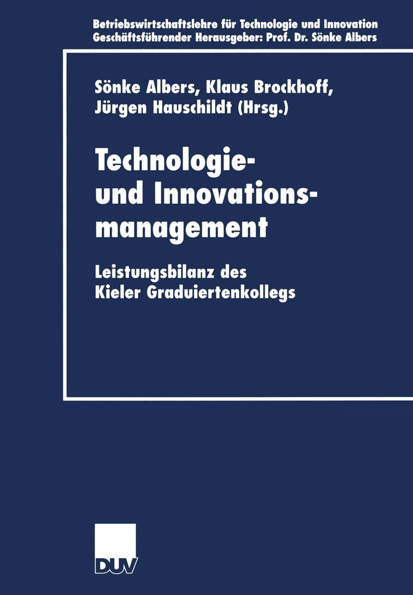 Vorderes Coverbild Technologie- und Innovationsmanagement