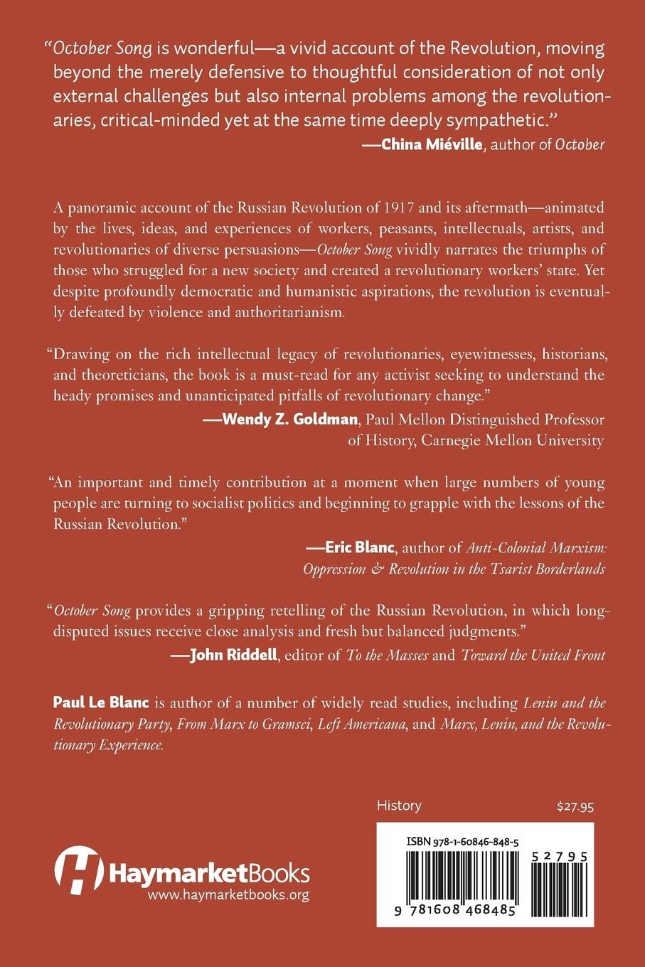 Rückseitencover October Song