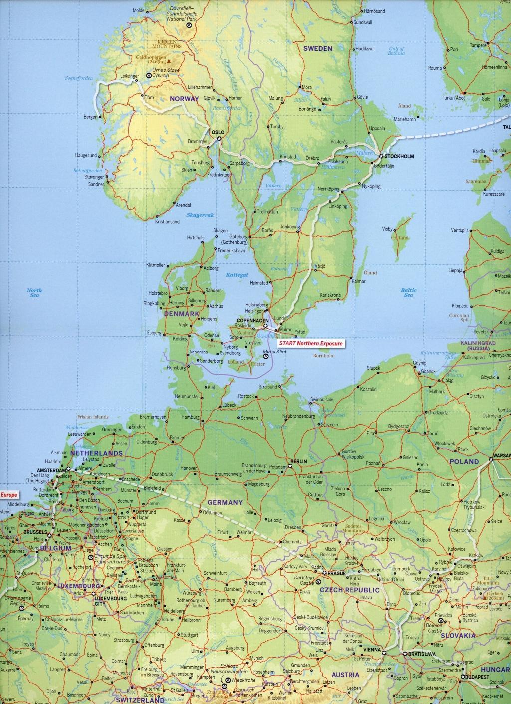Beispielinhalt (Bild) Lonely Planet Europe Planning Map
