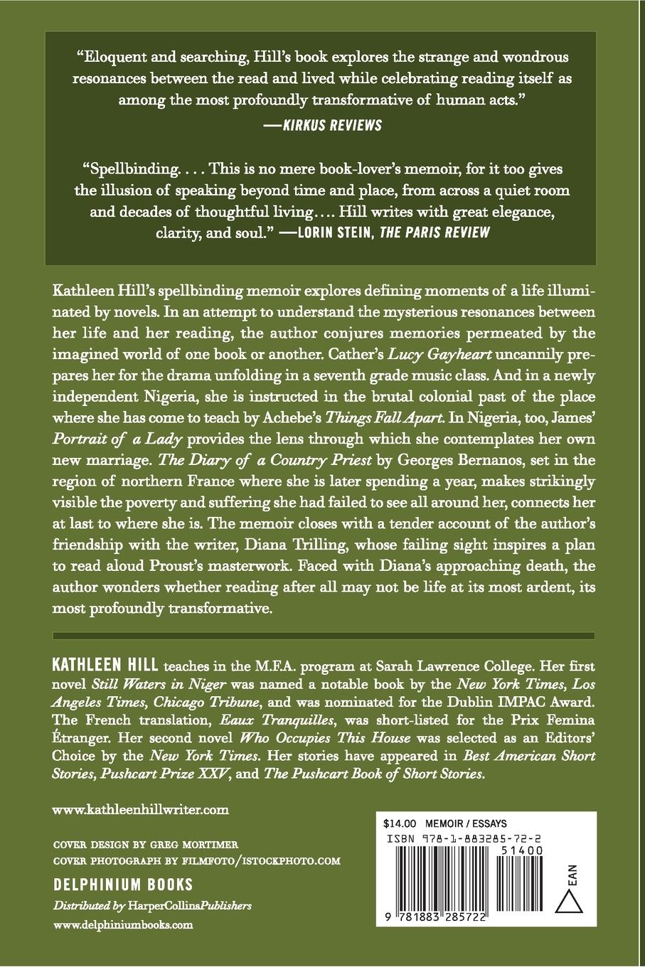 Rückseitencover She Read to Us in theLate Afternoons