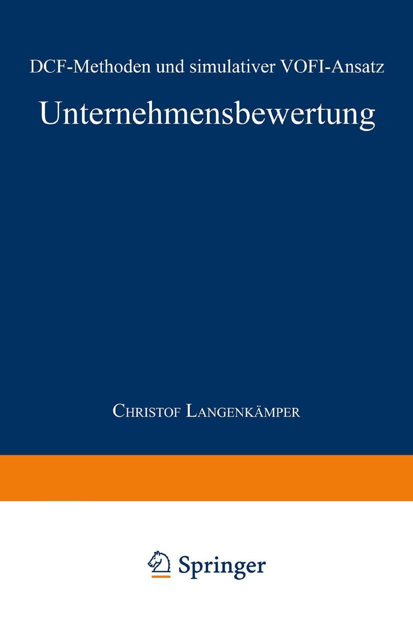 Vorderes Coverbild Unternehmensbewertung