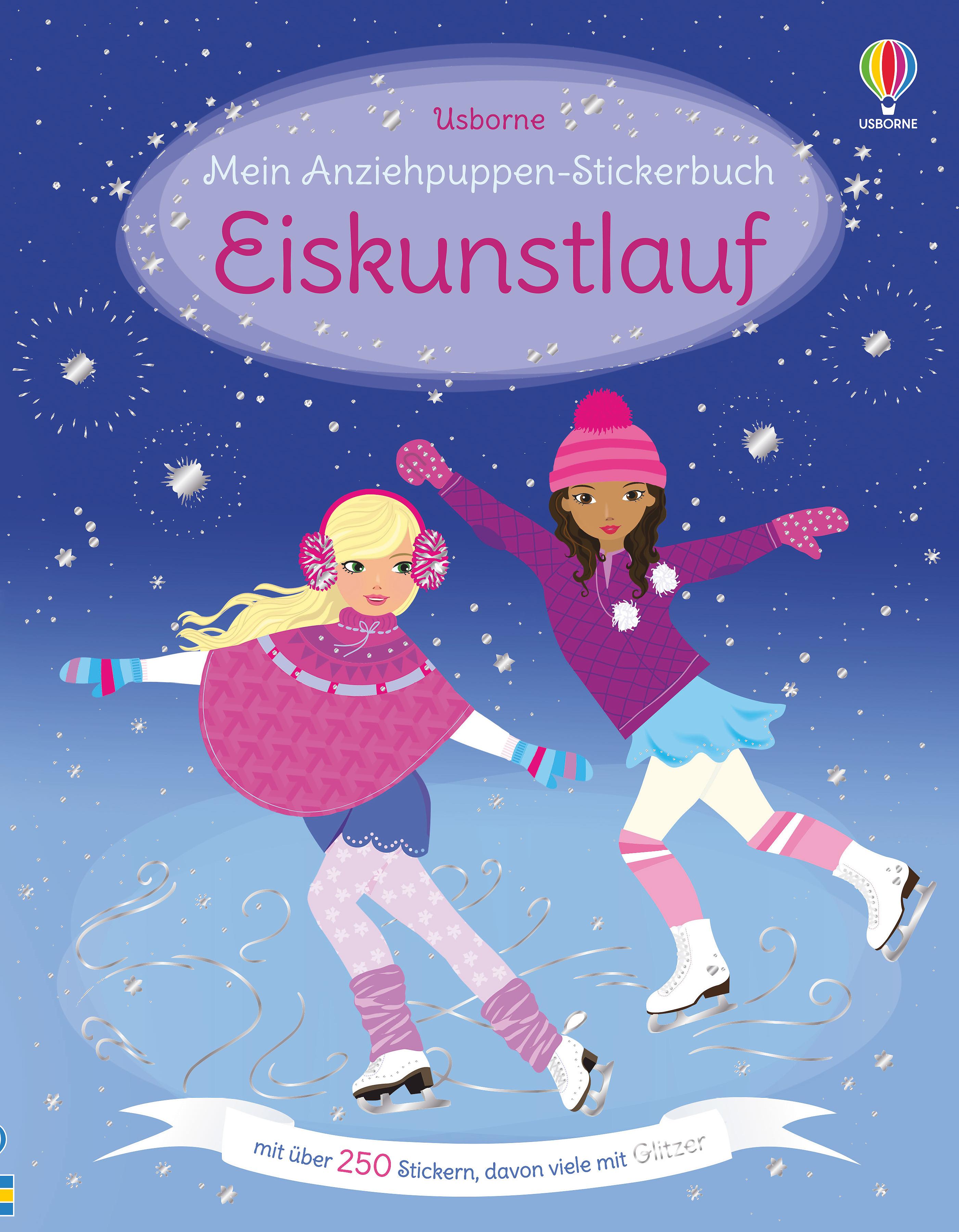 Vorderes Coverbild Mein Anziehpuppen-Stickerbuch: Eiskunstlauf