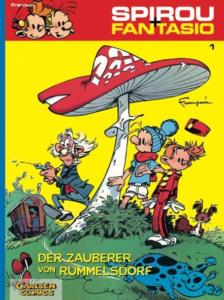 Vorderes Coverbild Spirou und Fantasio 01. Der Zauberer von Rummelsdorf