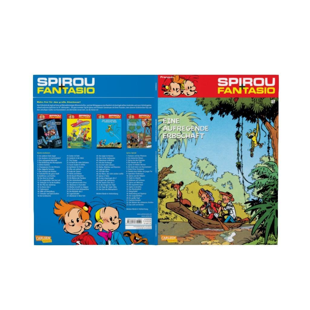 Beispielinhalt (Bild) Spirou und Fantasio 02. Eine aufregende Erbschaft