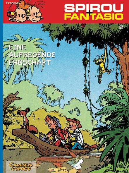 Vorderes Coverbild Spirou und Fantasio 02. Eine aufregende Erbschaft