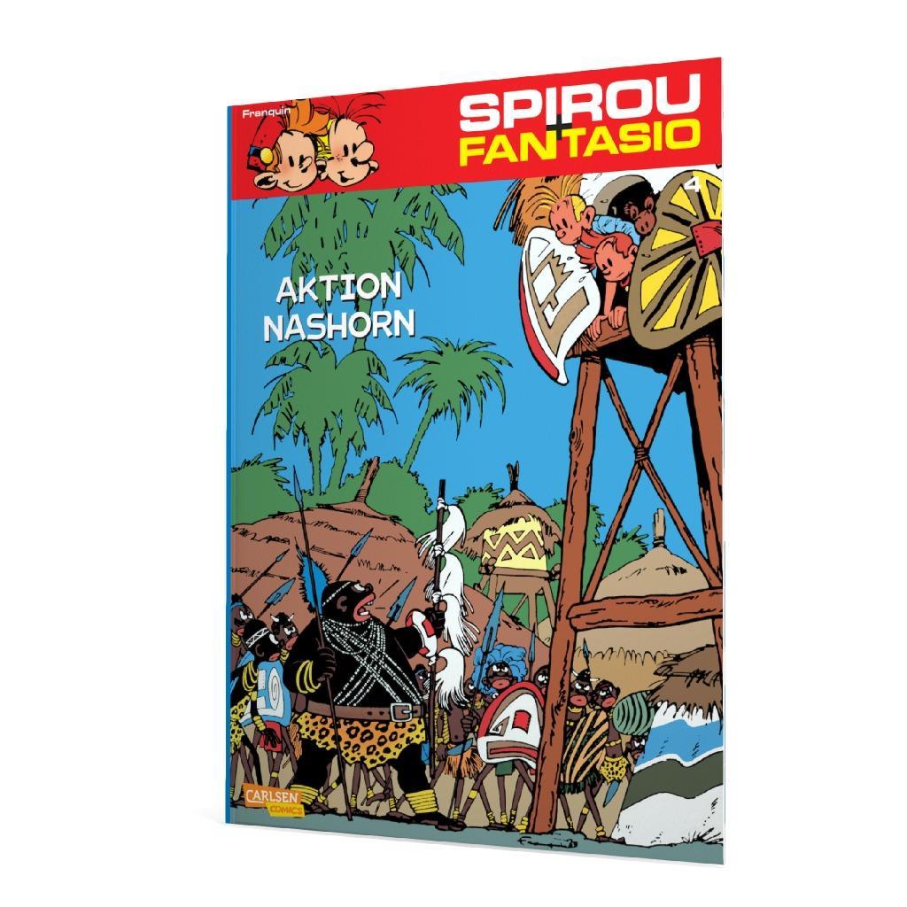 Beispielinhalt (Bild) Spirou und Fantasio 04. Aktion Nashorn