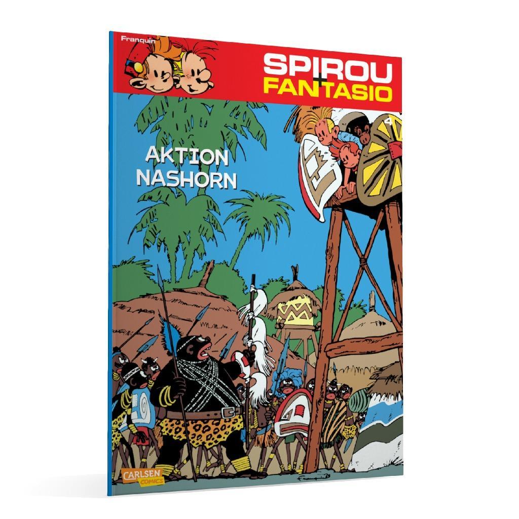 Beispielinhalt (Bild) Spirou und Fantasio 04. Aktion Nashorn