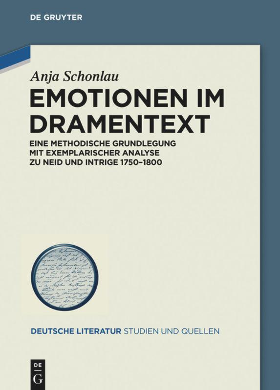 Vorderes Coverbild Emotionen im Dramentext