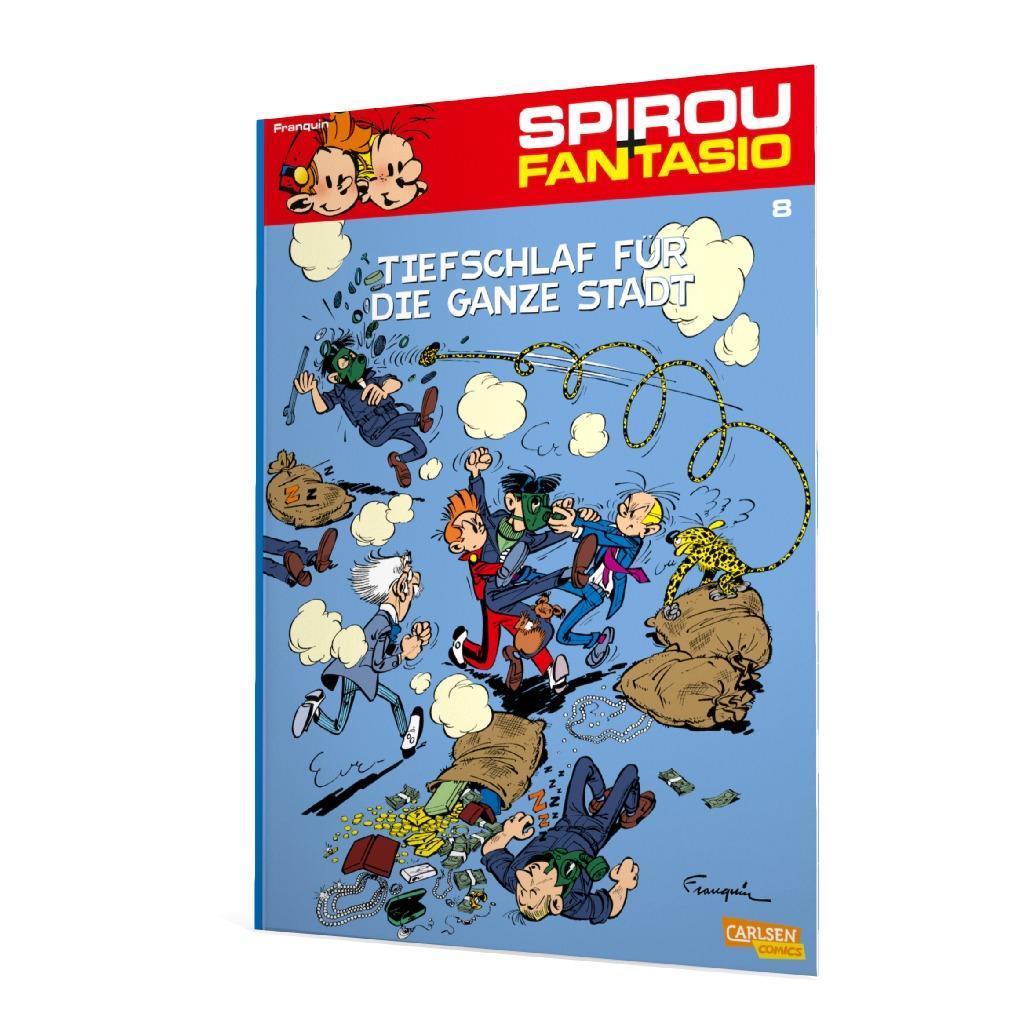 Beispielinhalt (Bild) Spirou und Fantasio 08. Tiefschlaf für die ganze Stadt