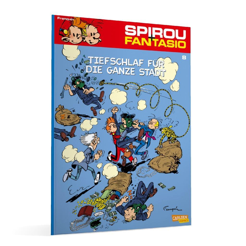 Beispielinhalt (Bild) Spirou und Fantasio 08. Tiefschlaf für die ganze Stadt
