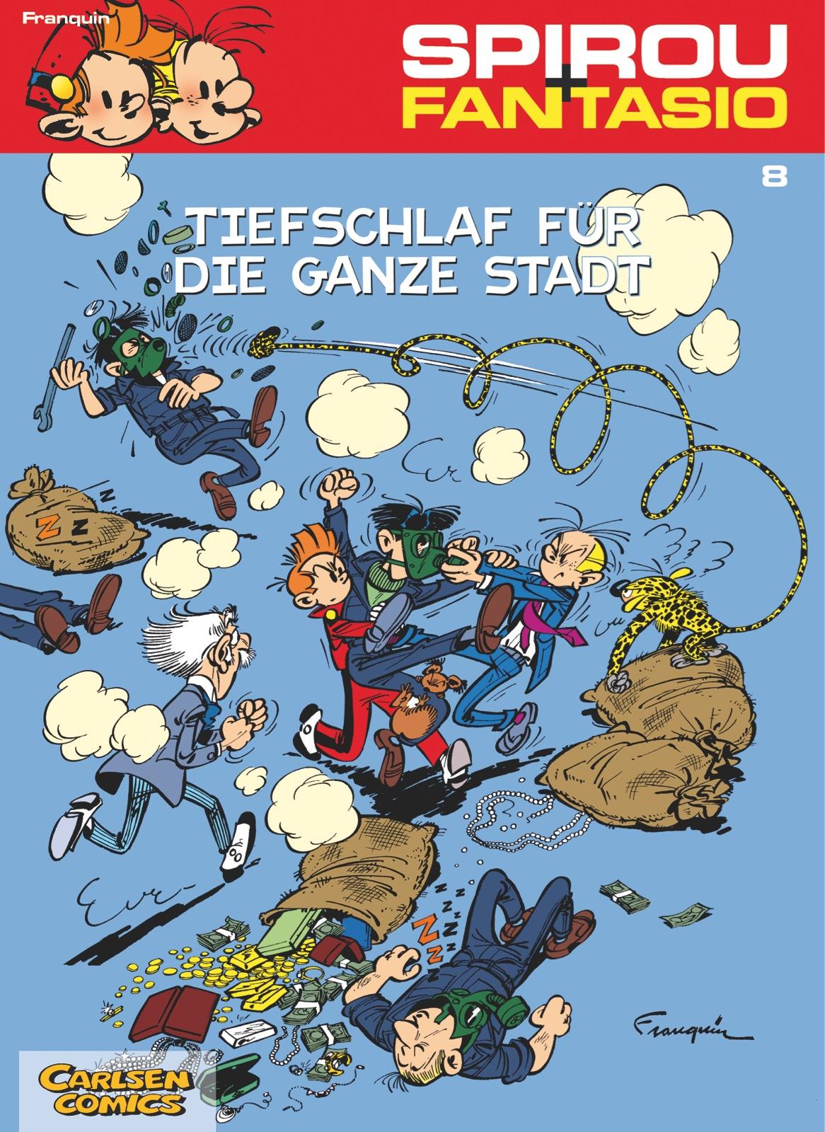 Vorderes Coverbild Spirou und Fantasio 08. Tiefschlaf für die ganze Stadt