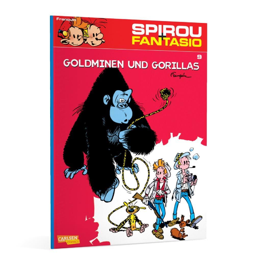 Beispielinhalt (Bild) Spirou und Fantasio. Goldminen und Gorillas. (Bd. 9)