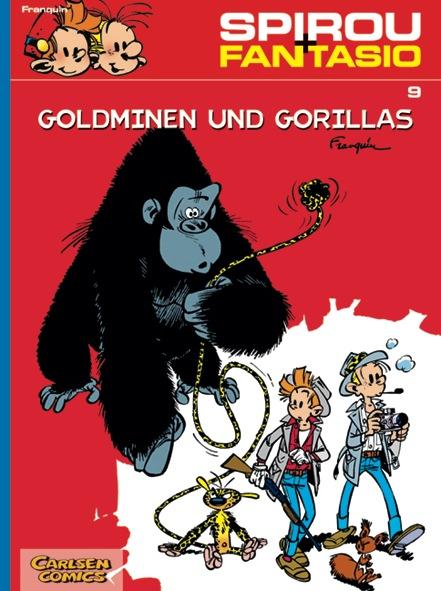 Vorderes Coverbild Spirou und Fantasio. Goldminen und Gorillas. (Bd. 9)