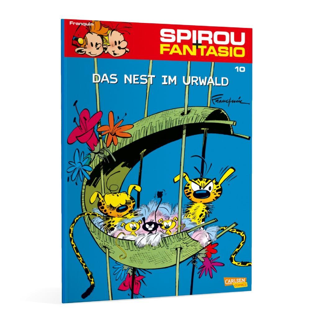 Beispielinhalt (Bild) Spirou und Fantasio 10. Das Nest im Urwald