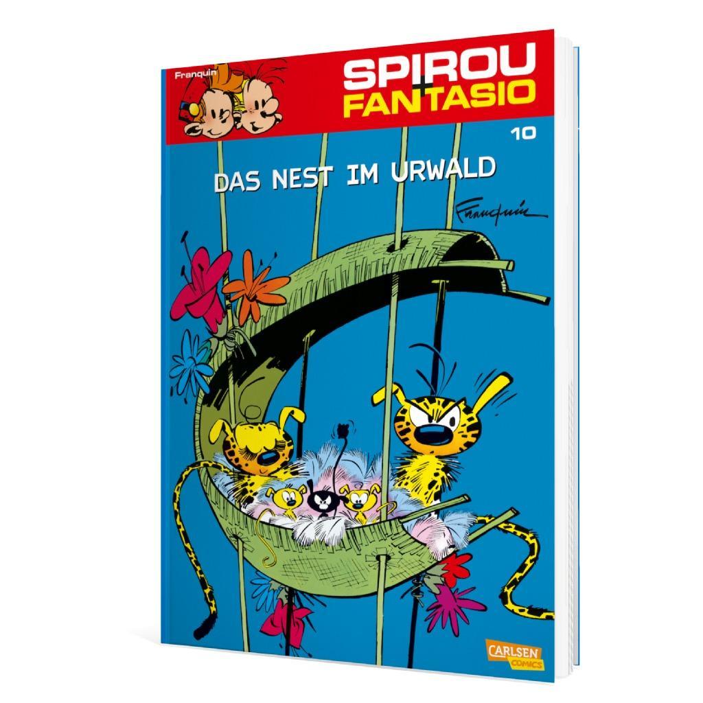 Beispielinhalt (Bild) Spirou und Fantasio 10. Das Nest im Urwald